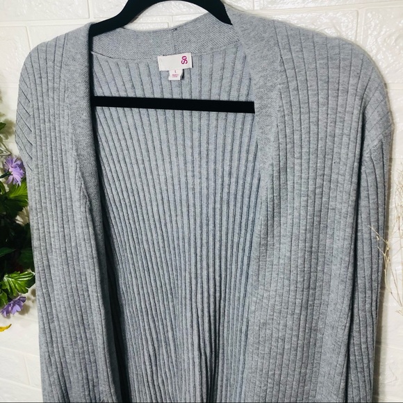 🌼3/$30🌼NWT SO Grey Open Cardigan Large - Picture 13 of 16